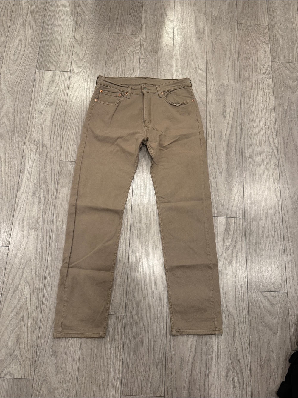 Levi’s 505 Classic Straight-Leg Jeans in Brown